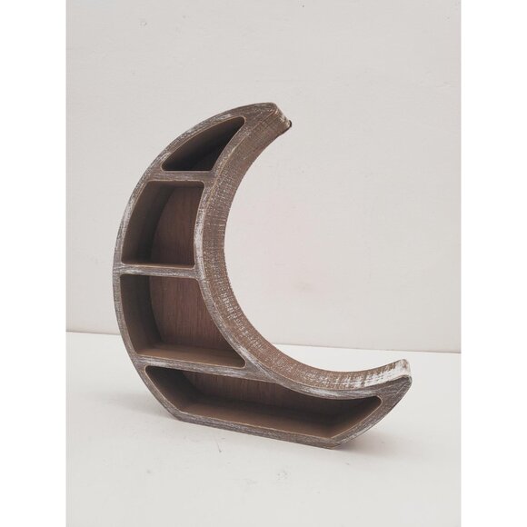 Moon shelf Crescent Moon table Shelf Wood table shelf - Vintage Witchy Wooden - Picture 8 of 10